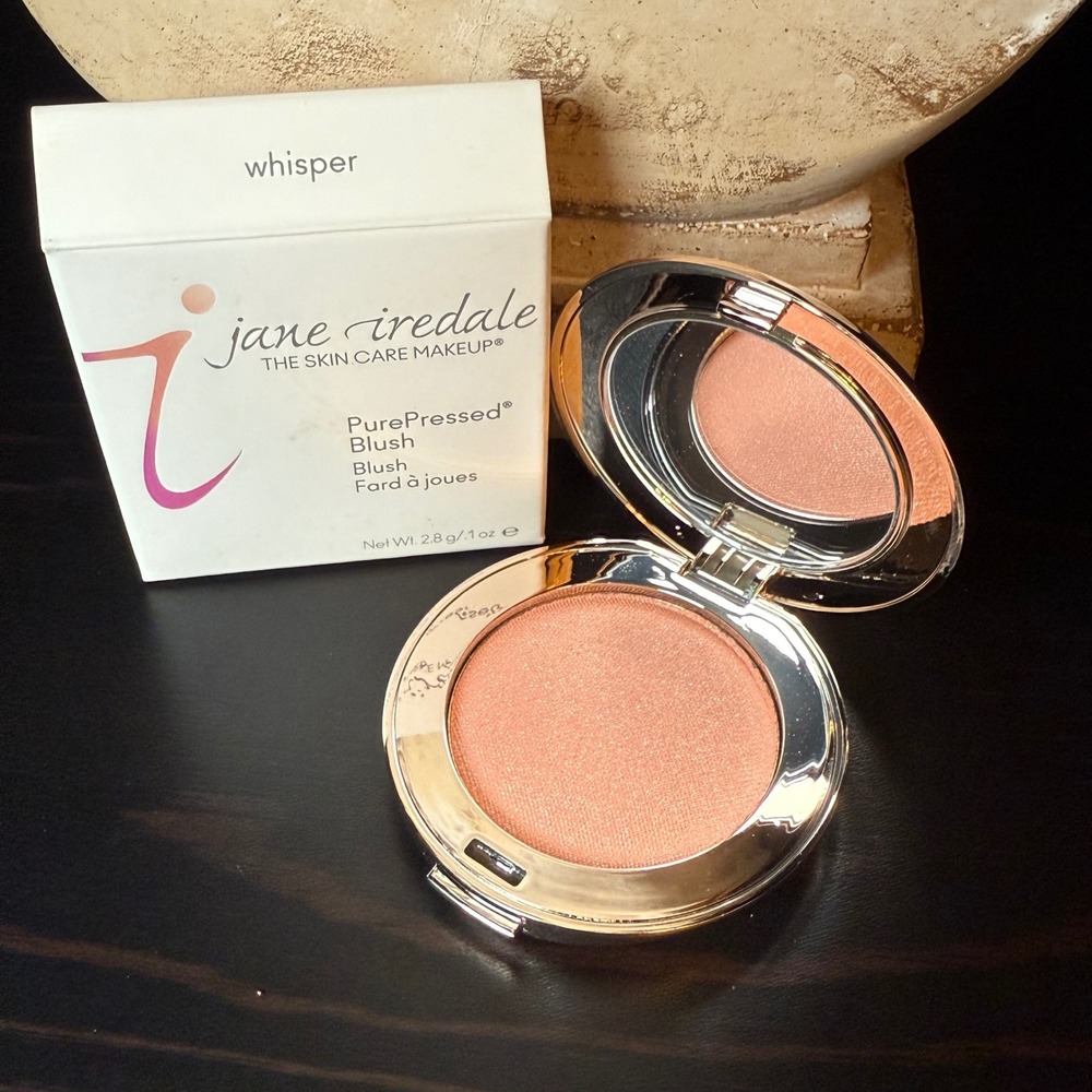 Jane Iredale PurePressed Blush Whisper Mineral Makeup Compact 2.8g New‎ in Box
